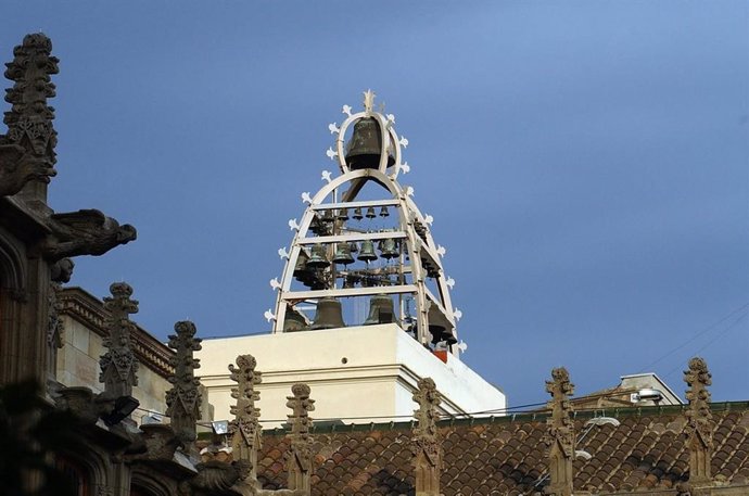 Carillón del Palau de la Generalitat que tiene 49 campanas y un peso total de 4.898 kilos