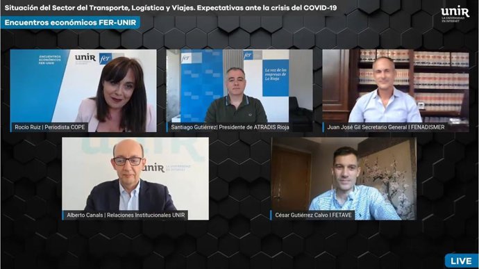 Transporte, logística y viajes. Encuentro FER-UNIR