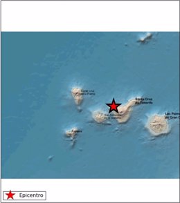 Un terremoto de magnitud 4,1 en Buenavista del Norte (Tenerife) se deja sentir en más de una treintena de localidades
