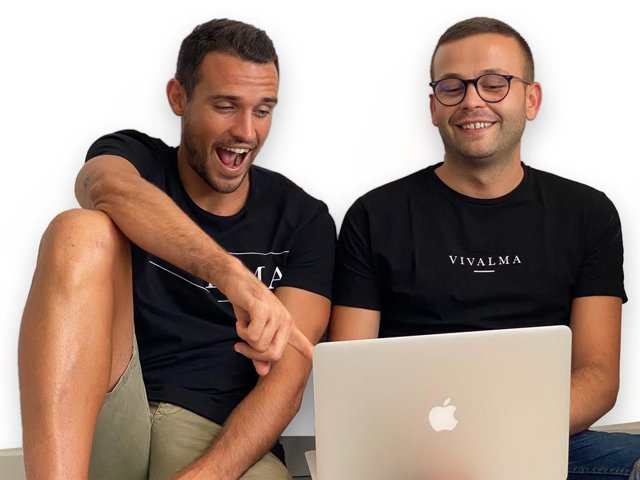 Los socios fundadores de Vivalma, Marc Del Val y Victor Aragón, en una foto de archivo