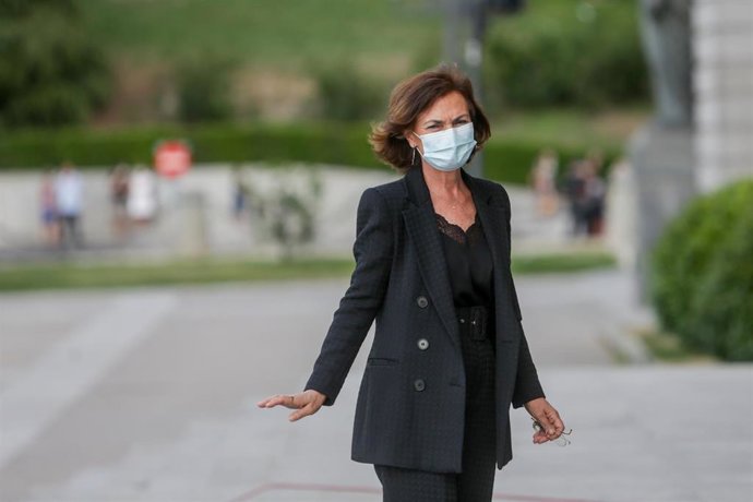 La vicepresidenta primera del Gobierno, Carmen Calvo, en una imagen de archivo