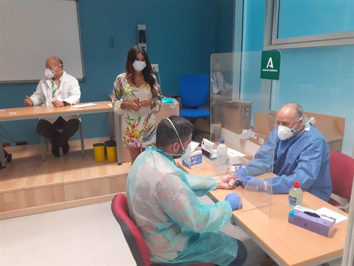 Visita delegada de Justicia al IML de Málaga por test de coronavirus