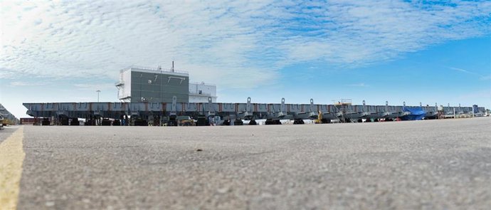 La construcción del synchrolift en el Port de Tarragona "avanza" más rápido de lo previsto