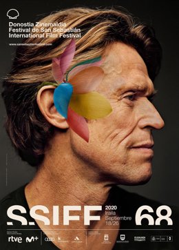 El actor Willen Dafoe protagoniza el cartel de la 68 edición del Festival de San Sebastián