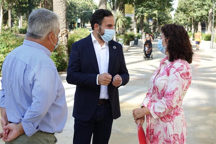 Daniel Pérez, Rosa del Mar Rodríguez y Salvador Trujillo