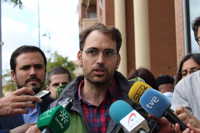 El coordinador general de IU Andalucía y portavoz de Adelante Andalucía, Toni Valero, en una foto de archivo