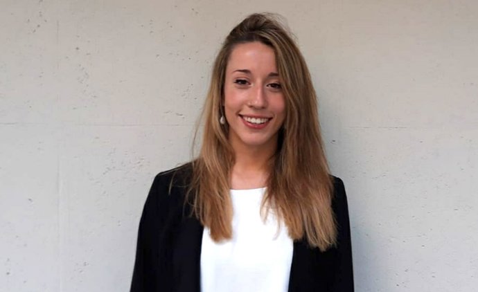 Irune Bayano, una de las ganadoras del Premio Universitario Jaime Brunet.