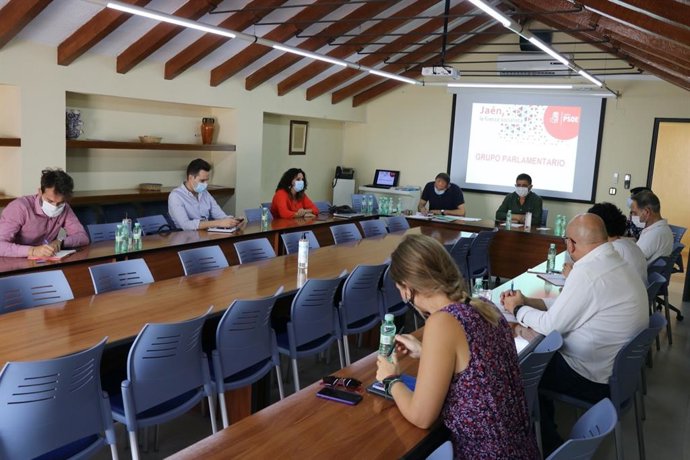 Reunión del grupo parlamentario del PSOE de Jaén