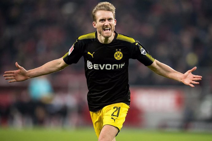 Andr Schürrle celebra un gol con el Borussia Dortmund