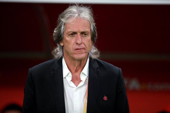 21 December 2019, Qatar, Doha: Flamengo manager Jorge Jesus during the FIFA Club World Cup soccer final match between Liverpool and Flamengo at the Khalifa International Stadium. Photo: Adam Davy/PA Wire/dpa