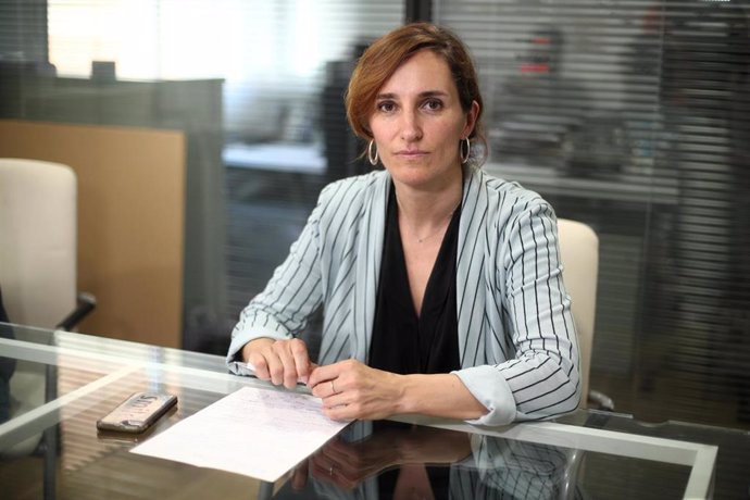 La recién elegida líder de Más Madrid en la Comunidad de Madrid, Mónica García, durante una entrevista para Europa Press, en Madrid (España) a 17 de julio de 2020.