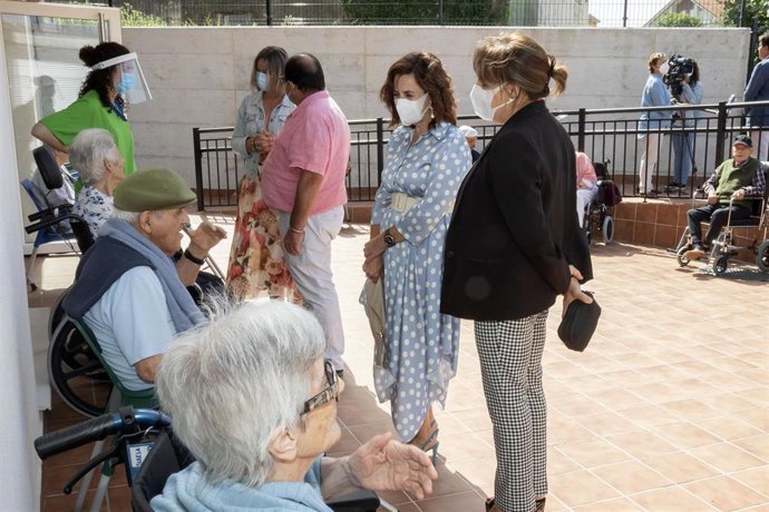 La consejera de Políticas Sociales visita el CAD de Meruelo (archivo)