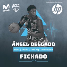 Baloncesto.- El pívot dominicano Ángel Delgado llega al Movistar Estudiantes