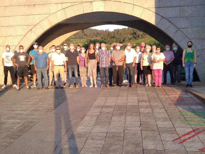 Socialistas celebran un encuentro en Castrelo de Miño (Ourense).