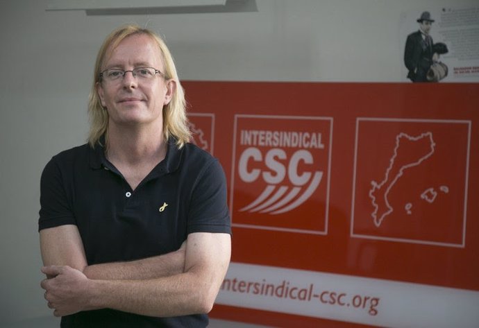 Sergi Perelló, secretario general de la Intersindical-CSC