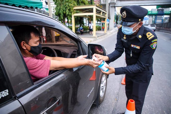 Policía en Tailandia