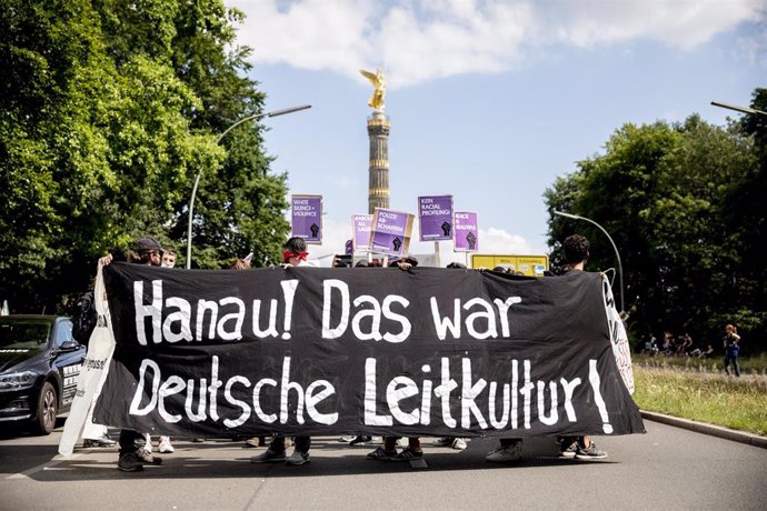Manifestación contra el racismo en Berlín