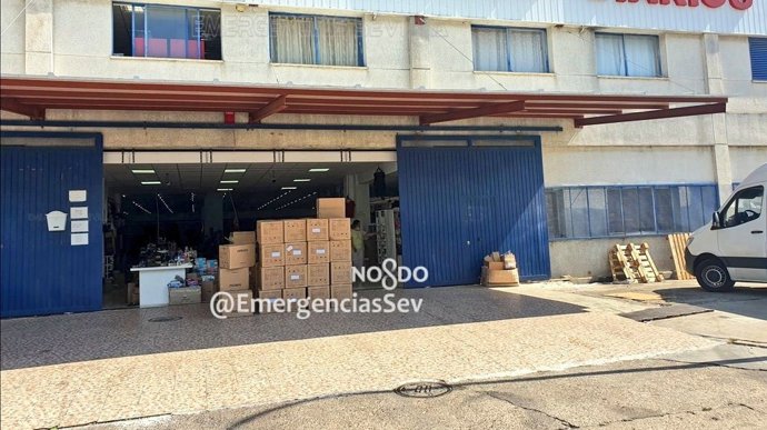 Almacén en el que se han intervenido las mascarillas