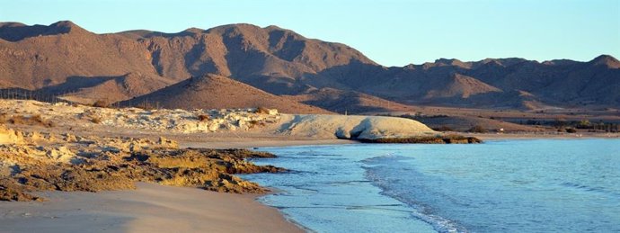 Bahía de Genoveses, en el parque natural de Cabo de Gata-Níjar