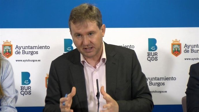 Javier Lacalle, portavoz del Grupo Municipal Popular del Ayuntamiento de Burgos