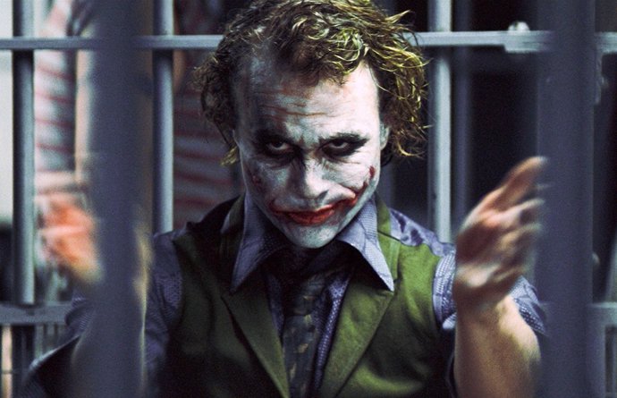 Joker (Heath Ledger) en El caballero oscuro