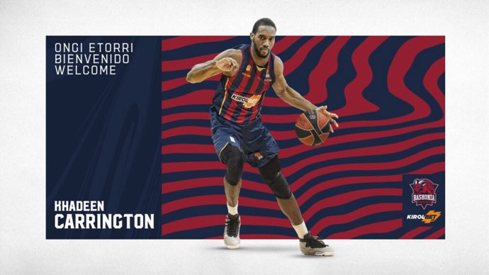 El nuevo jugador del Kirolbet Baskonia Khadeen Carrington, que firma hasta 2021