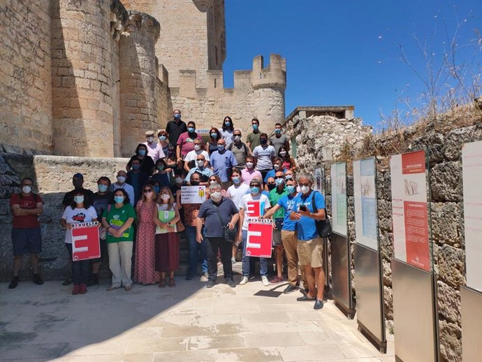 Reunión de la Coordinadora de la España Vaciada en Peñafiel.