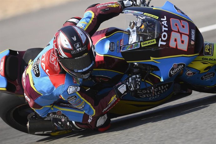 El piloto de Moto2 Sam Lowes (Estrella Galicia 0,0 Marc VDS) en el GP España 2020, en el Circuito de Jerez-Ángel Nieto