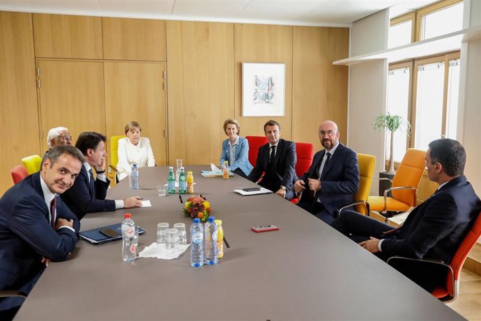 Imagen de la cumbre especial del Consejo Europeo. 