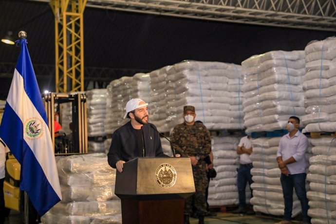 Nayib Bukele, el presidente de El Salvador. 