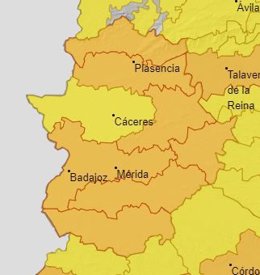 Alertas en Extremadura para el 20 de julio