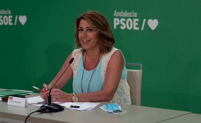 La secretaria general del PSOE de Andalucía, Susana Díaz, preside la reunión del Pleno de la Comisión Ejecutiva Regional del PSOE de Andalucía