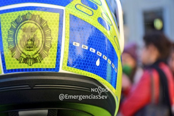 Imagen de recurso de un casco de la Policía Local de Sevilla