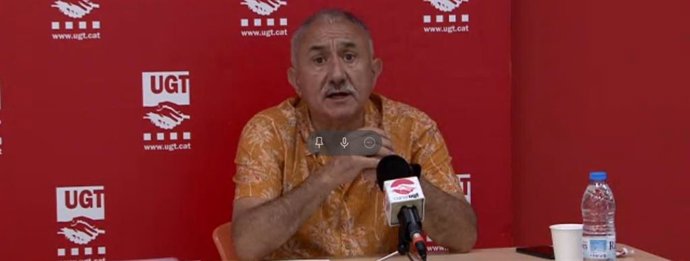 El secretario general de UGT, Josep Maria Álvarez