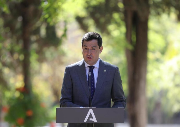 El presidente de la Junta, Juanma Moreno