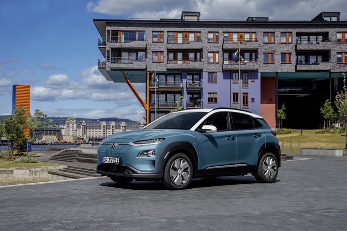 Imagen del Hyundai Kona 100% eléctrico.