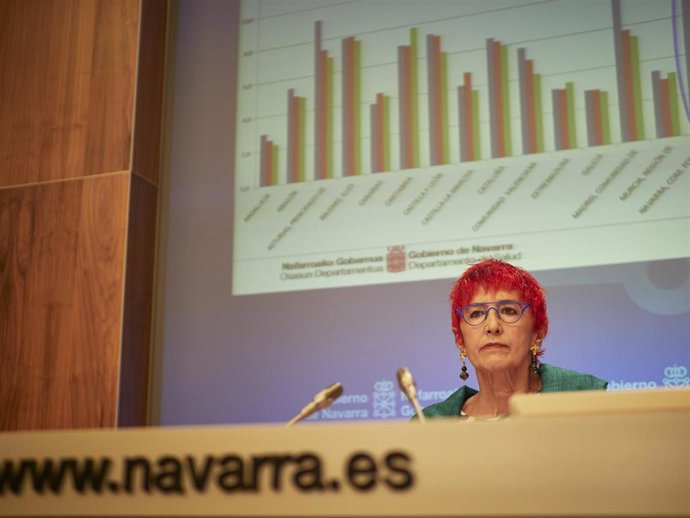 La consejera de Salud de Navarra, Santos Indurain.