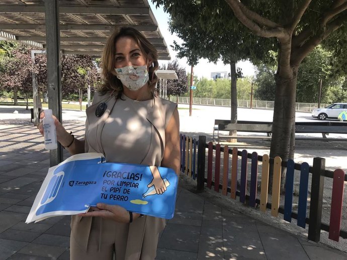 La consejera municipal de Servicios Públicos de Zaragoza, Natalia Chueca.