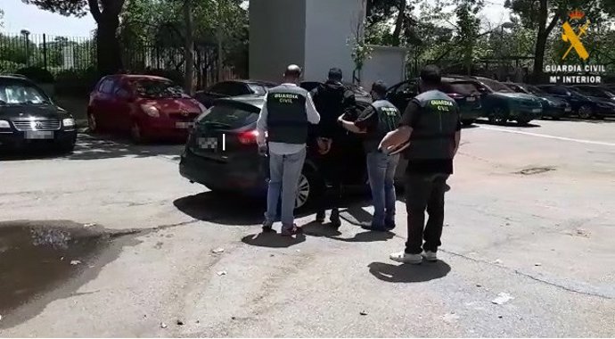 Momento de la detención.