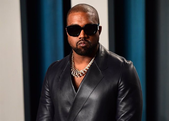 Kanye West en la fiesta Vanity Fair