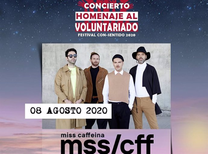 Cartel del concierto organizado por la Plataforma del Voluntariado de España para homenajear a los voluntarios por su labor durante la crisis del Covid-19