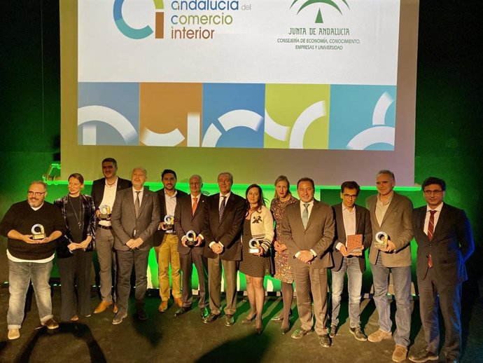 Imagen de archivo de la última entrega de los Premios Andalucía de Comercio Anterior. 