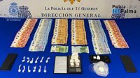 Detienen a tres personas tras sorprenderlas preparando cocaína para su venta, en Palma