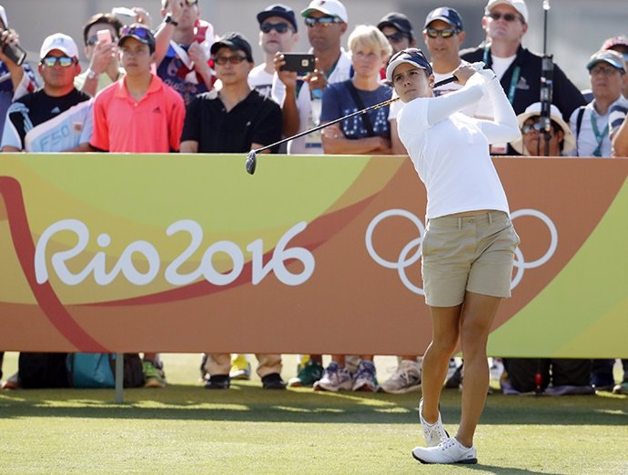 Golf.- Azahara Muñoz: "No me quiero ni imaginar ganar las Olimpiadas" 
