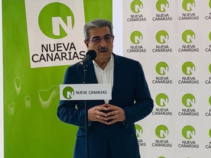 El presidente de NC, así como vicepresidente y consejero de Hacienda del Gobierno de Canarias, Román Rodríguez
