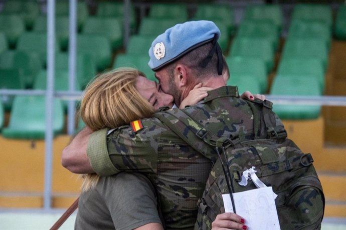 Un legionario regresa de Líbano tras siete meses de misión