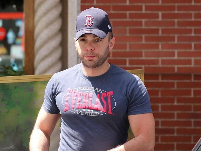 Christian Suescun, en una imagen de archivo, saliendo de un restaurante en la capital