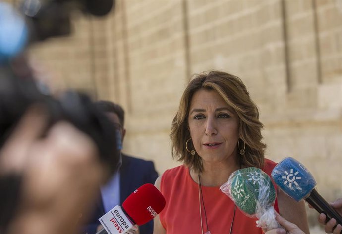 La secretaria general del PSOE-A, Susana Díaz