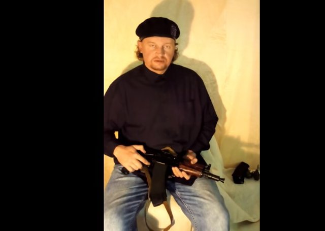 Captura del vídeo del secuestrador de un autobús con 20 personas en el oeste de Ucrania