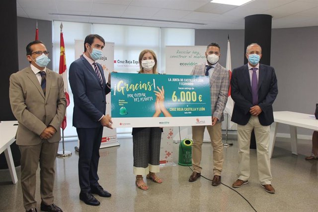 Cruz Roja: Donación Ecovidrio Y Cruz Roja En Castilla Y León
